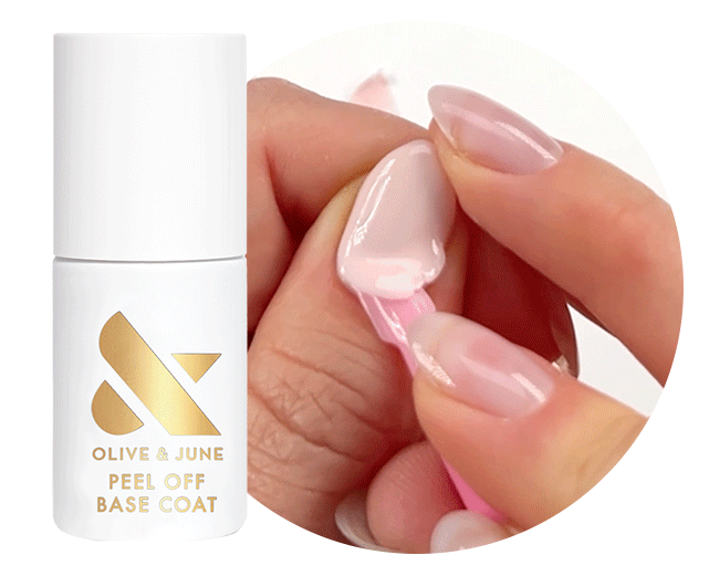 polish can be peeled off simply and easily