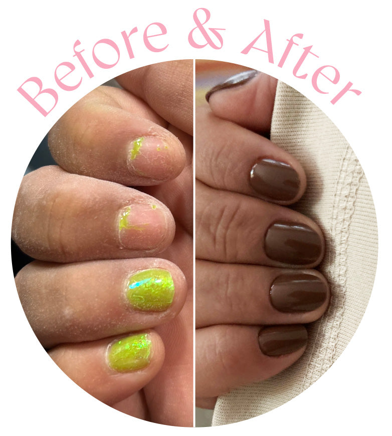 before and after, the after looks way better!