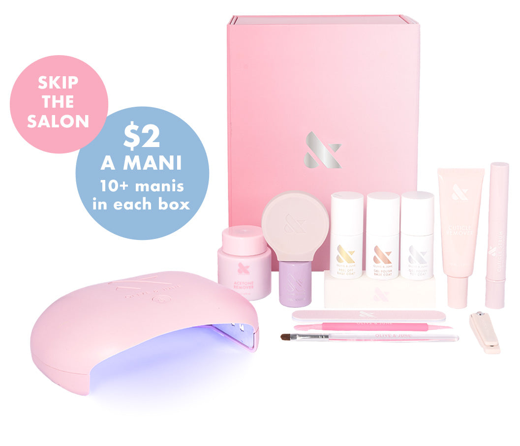 skip the salon, only $2 per mani, 10+ manis in each box