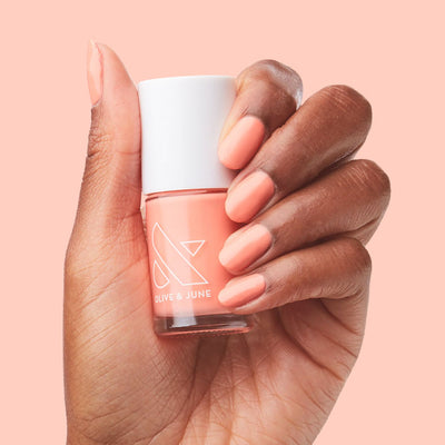 Glow Glow juicy papaya orange Nail Polish