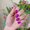 Grape Soda on customer hand