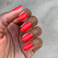Larchmont on customer hand