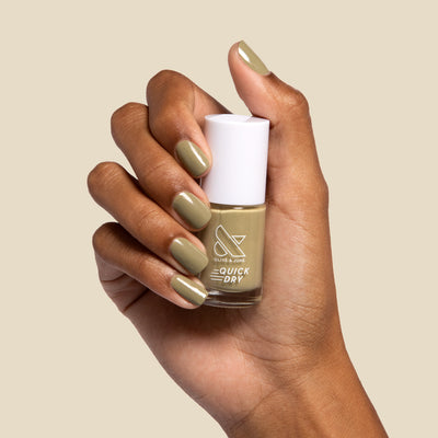 Sagey Sagey An herby mid-tone green Quick Dry Polish