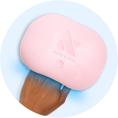 oj pink uv lamp that covers all five fingers